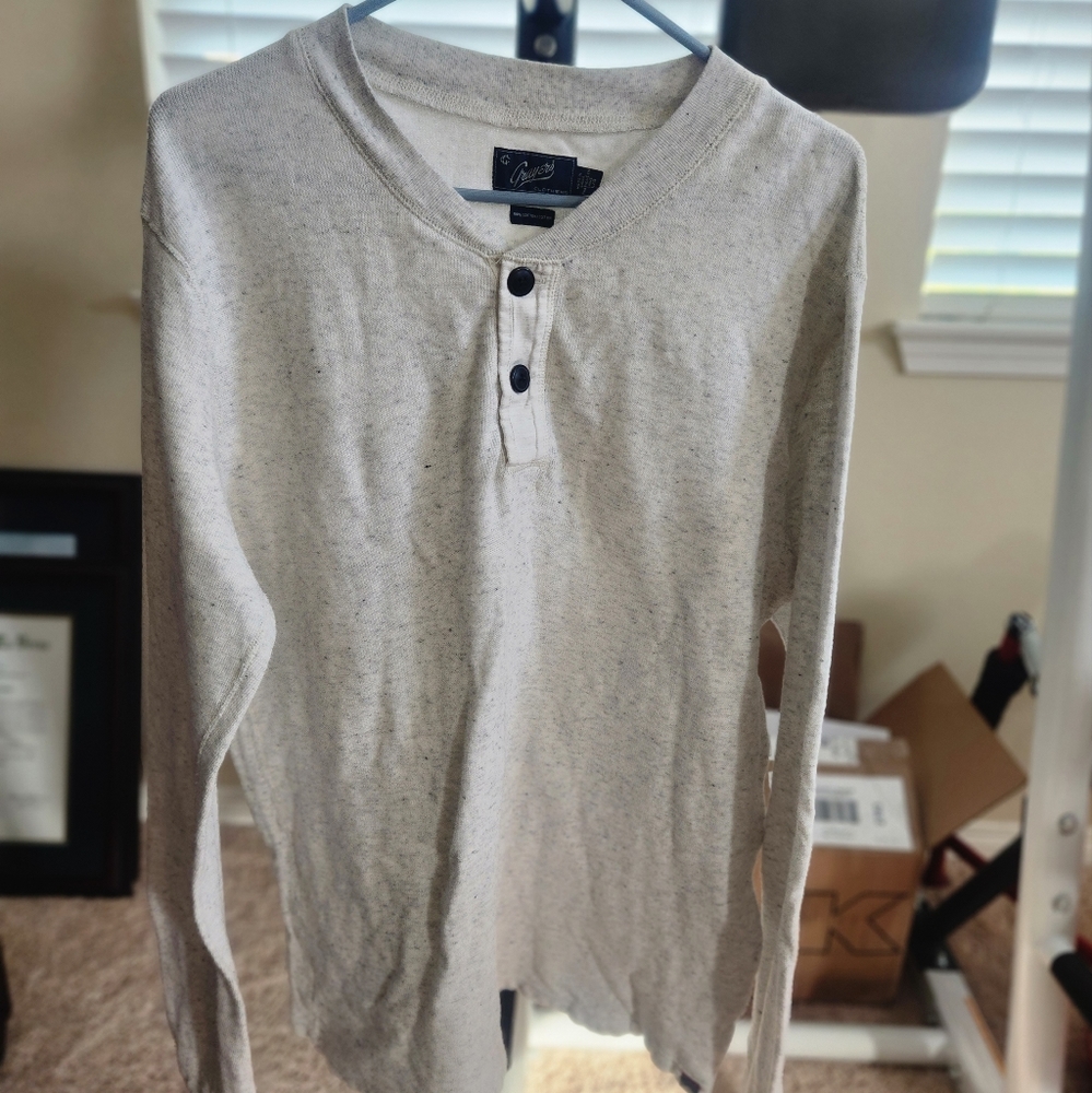 Greyers white long sleeve sweatshirt
